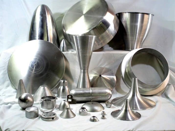 Aluminum Spun Parts & Variety